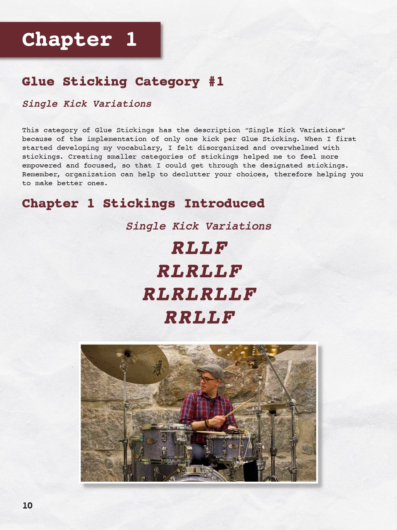 The Glue Method For Drum Set Soloing - Book and Online Video
