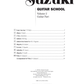 Suzuki Guitar School - Volume 2 Guitar Part Book