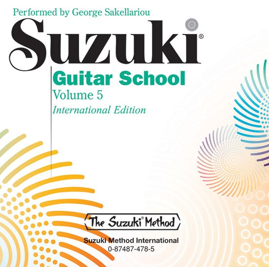 Suzuki Guitar School - Volume 5 Accompaniment Cd