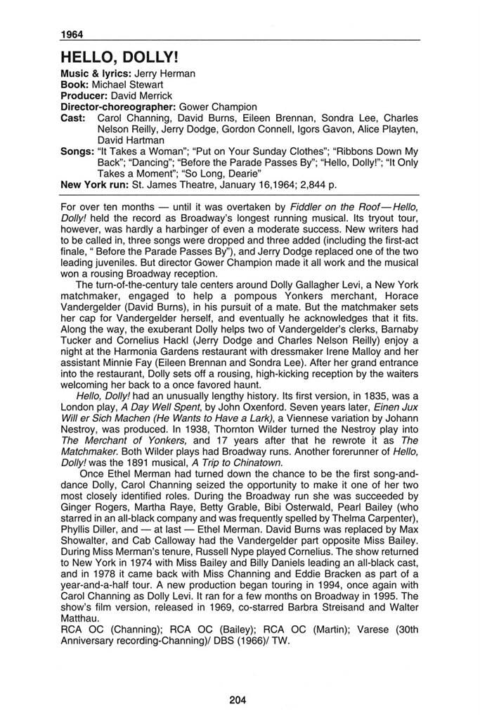 Broadway Musicals - Show By Show Songbook (8th Edition)