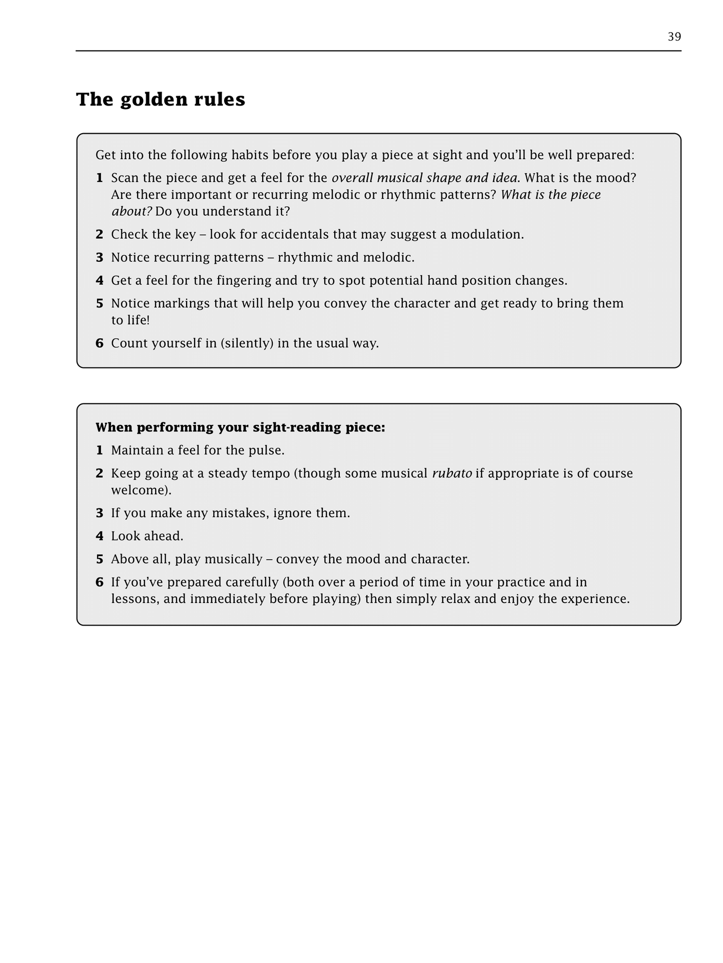 Improve Your Sight Reading - Piano Grade 7 Book