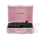Crosley Cruiser Bluetooth Portable Turntable - Blush Pink + Bundled Crosley Record Storage Display Stand