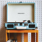 Crosley Cruiser Bluetooth Portable Turntable - Turquoise + Bundled Majority D40X Bluetooth Speakers