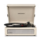 Crosley Voyager Bluetooth Portable Turntable - Dune + Gadhouse Vinyl Rack Bundle - Black