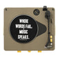 Gadhouse Brad MKII Record Player - Grey