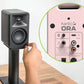 Kanto ORA 100W Powered Reference Desktop Computer Speakers with Bluetooth 5.0 Pink