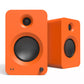 Kanto REN 200W Powered Bookshelf Speakers with HDMI ARC, USB-C, and Bluetooth 5.3 - Matte Orange, Pair