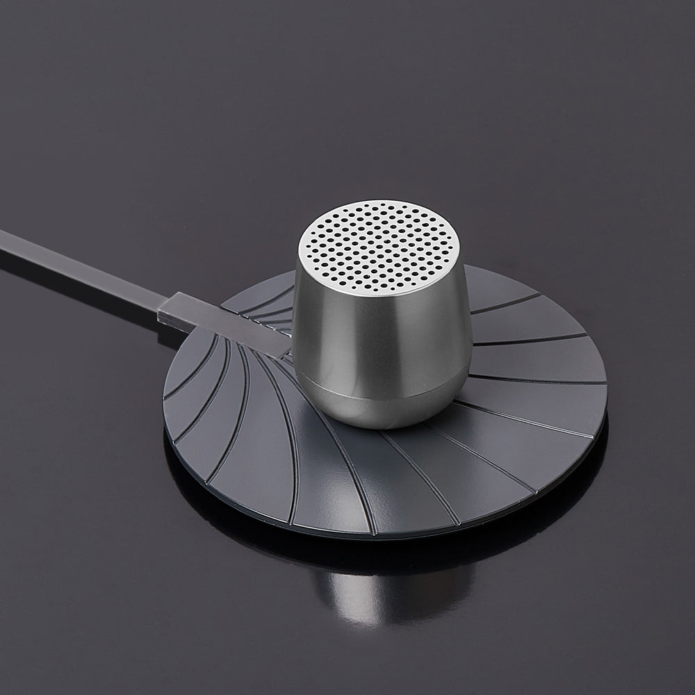 Lexon Mino+ Mini Bluetooth Speaker - Silver Polish