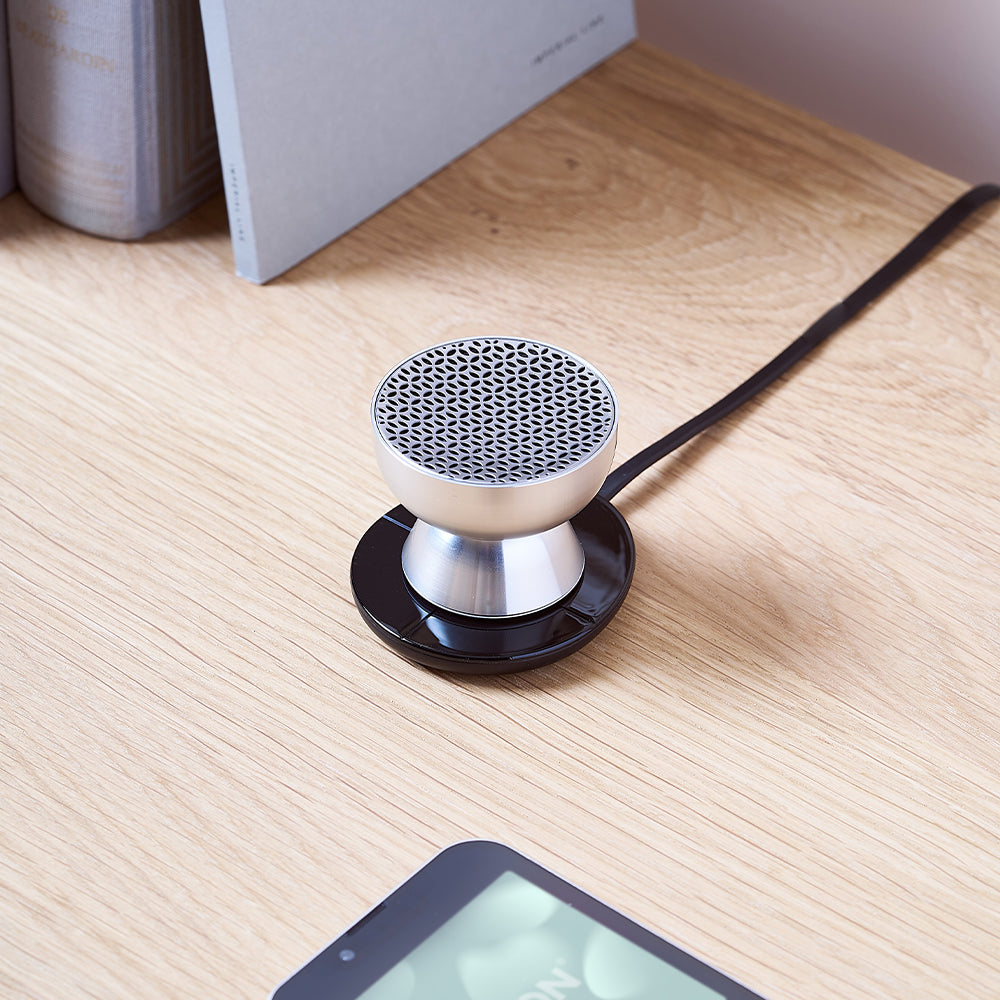 Lexon Tamo Infinitely Pairable Bluetooth Speaker - Silver Polish