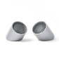 Lexon Ray Set Of Magnetic Bluetooth Speakers - Silver Polish