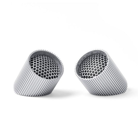 Lexon Ray Set Of Magnetic Bluetooth Speakers - Silver Polish