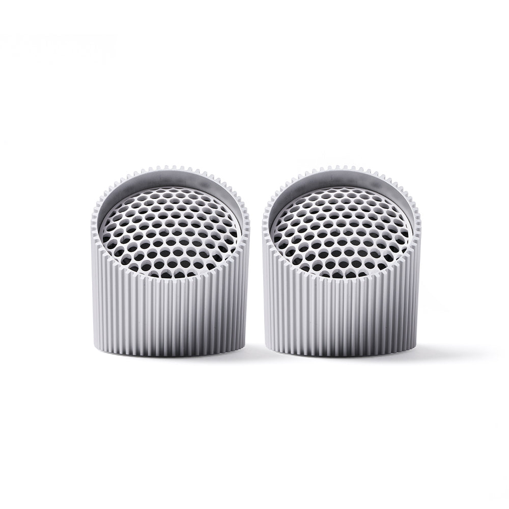 Lexon Ray Set Of Magnetic Bluetooth Speakers - Silver Polish