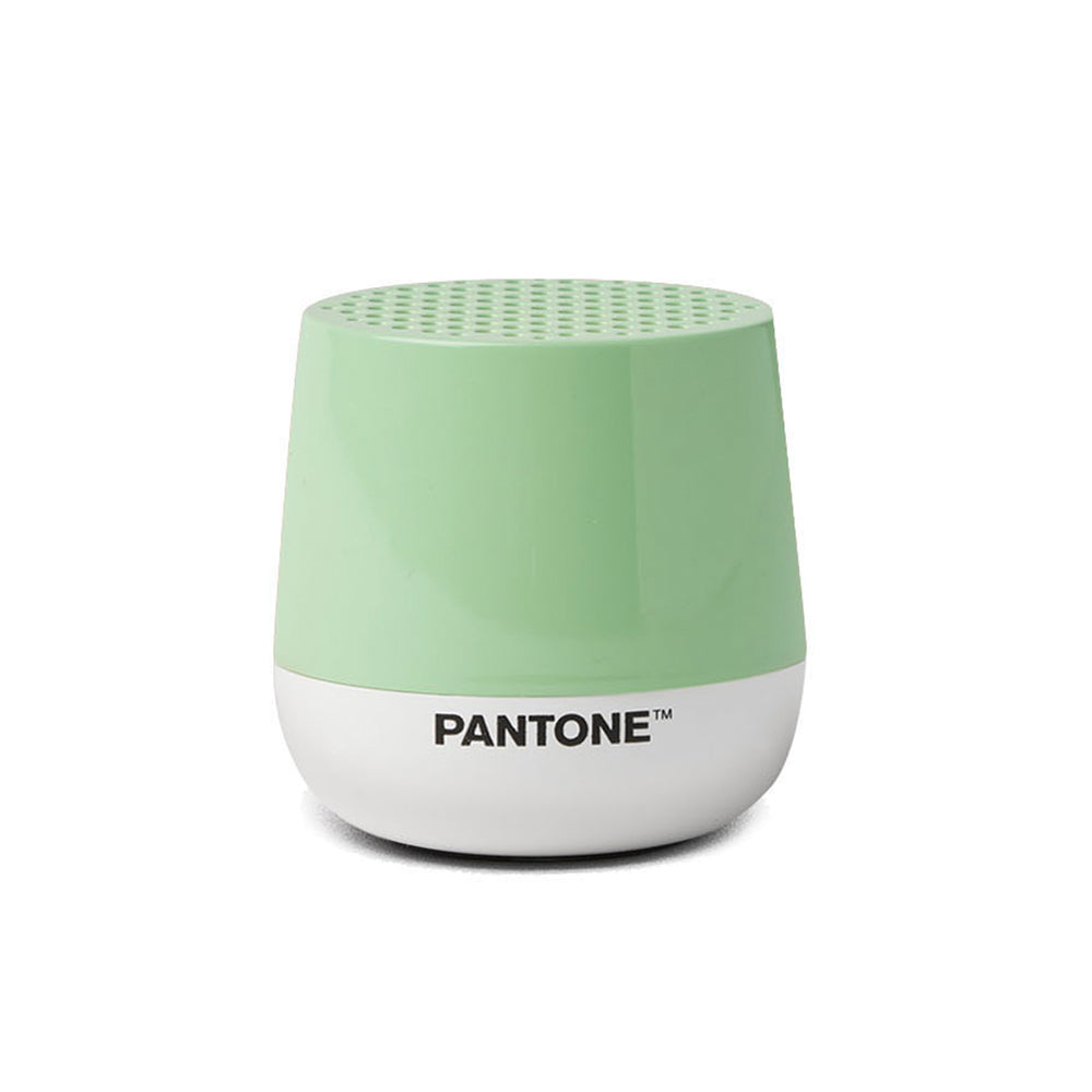 Lexon GIFT Set PANTONE - Includes Mino+ Mini Speaker, Flip Classic Clock, Mina M Lamp, Thykho 3  Speaker - Green