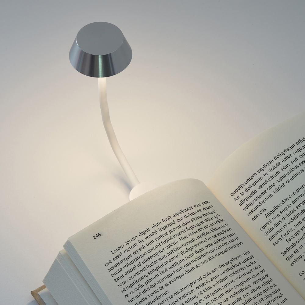 Lexon Mimi Flexible LED Lamp - Silver Polished