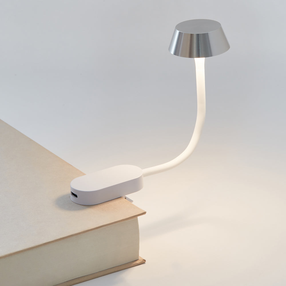Lexon Mimi Flexible LED Lamp - Silver Polished