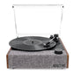 Victrola Eastwood II Turntable - Walnut + Bundled Majority D40X Bluetooth Speakers