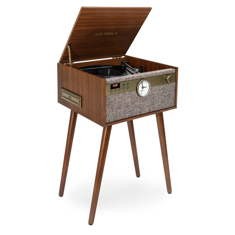 Victrola Century Signature -  6-in-1 Wood Record Player - Walnut