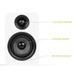 Kanto YU Passive 4" Speakers with 1" Silk Dome Tweeter and 4" Kevlar Woofer - White, Pair