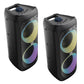 Majority PS200 -Bundled Party Speaker 80w Bluetooth Karaoke-DJ-Party-PA System - Black