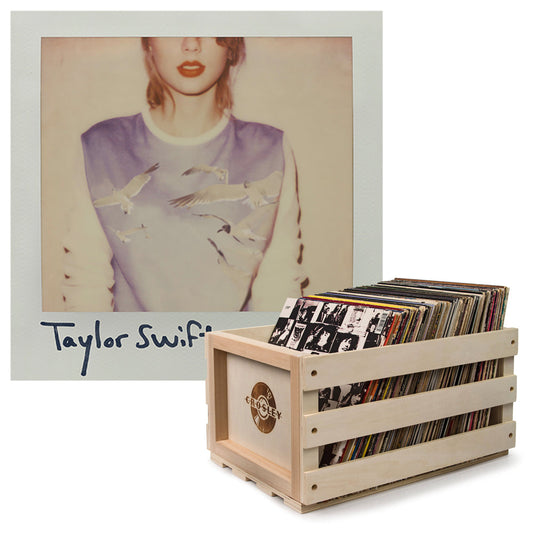Taylor Swift 1989 - Double Vinyl Album and Crosley Vinyl Crate Bundle