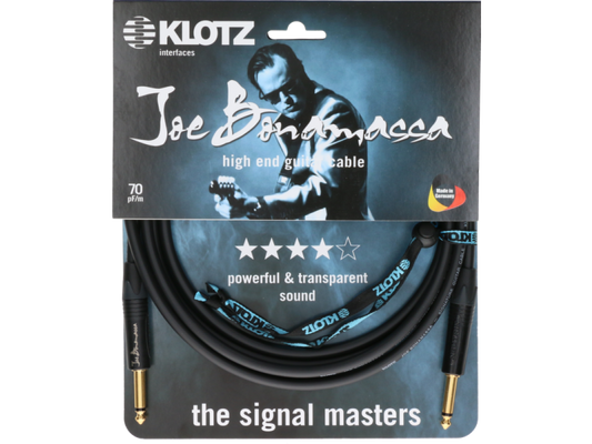 Klotz JBNRSP Joe Bonamassa High End Guitar Cable with Silent Plug - 6m