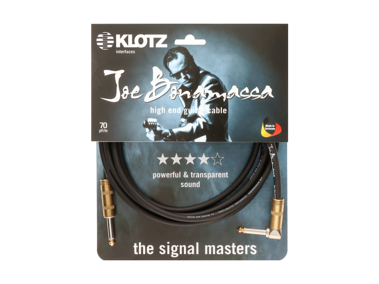 Klotz JBPR Joe Bonamassa High End Guitar Cable - 6m