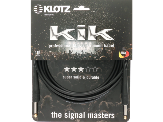 Klotz KIK G Kik Pro Instrument Cable With Gold-Plated Tip - 6m