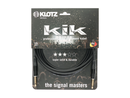Klotz KIK KG PP Kik Pro Instrument Cable With Metal Jack - Red - 3m