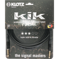 Klotz KIK KG PRR Kik Pro Instrument Cable With Right Angle Metal Jack - Red - 3m