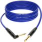 Klotz KIK KG PRB Kik Pro Instrument Cable With Right Angle Metal Jack - Blue - 6m