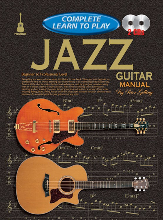 Progressive Complete Learn To Play Jazz Guitar Manual Book/Audio