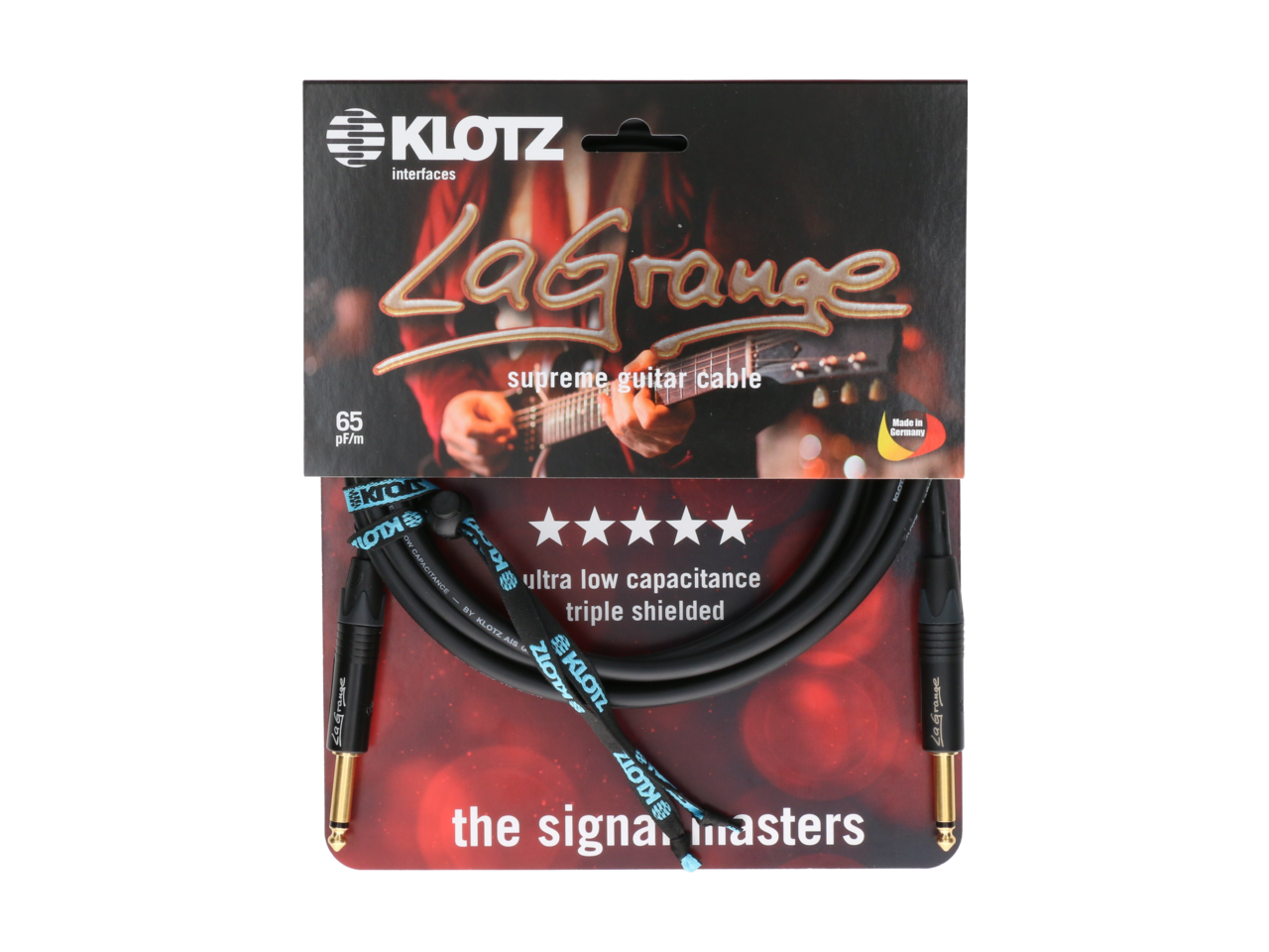 Klotz LAGPP Lagrange Supreme Guitar Cable - 3m