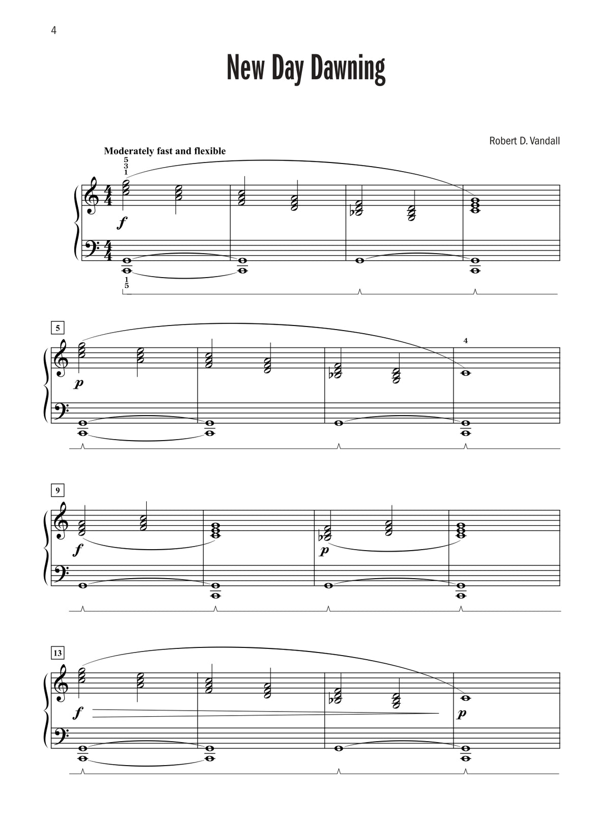 Vandall - Celebrated Lyrical Piano Solos - Book 1
