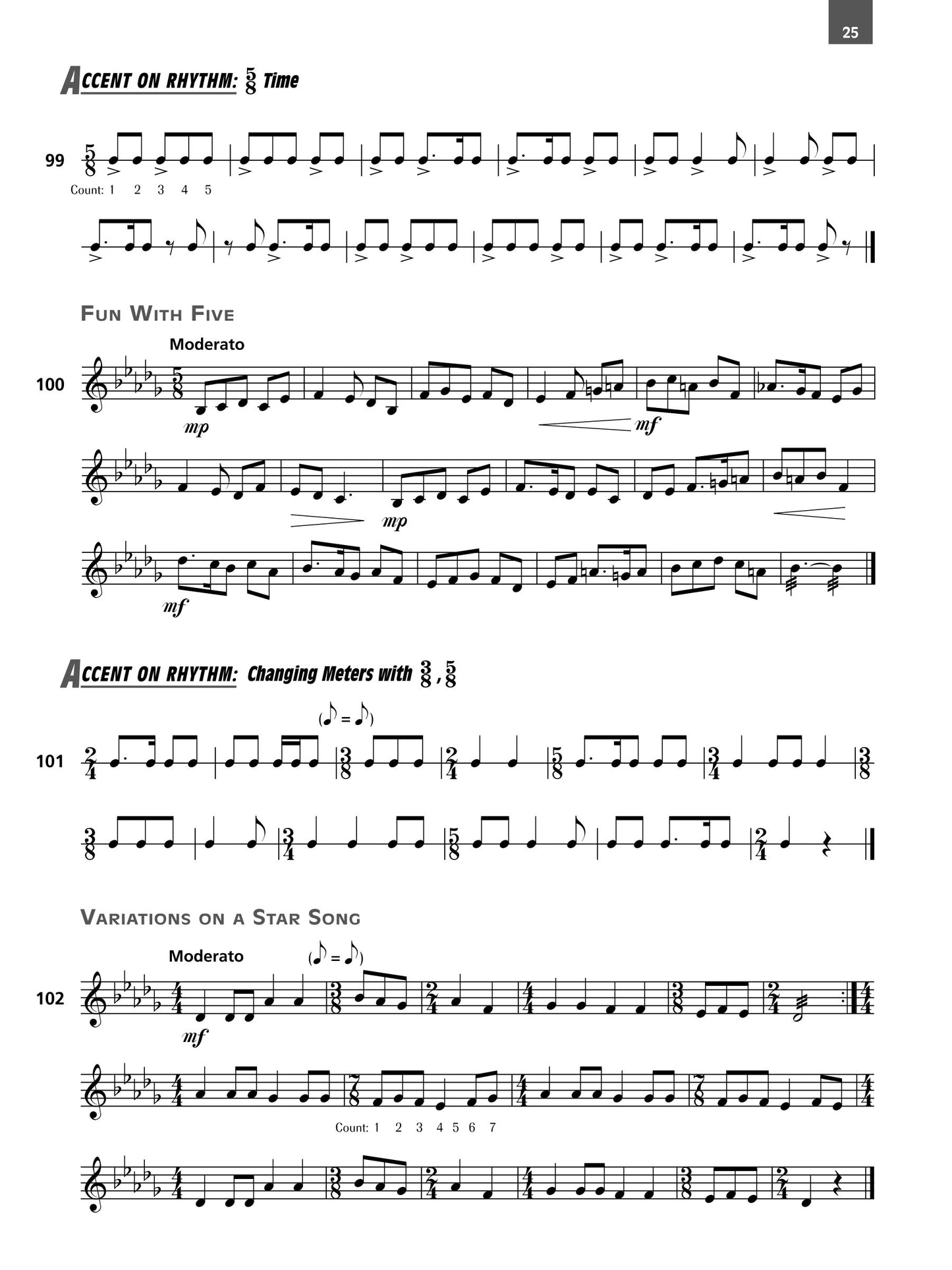 Accent On Achievement - Mallet & Timpani Percussion Book 3
