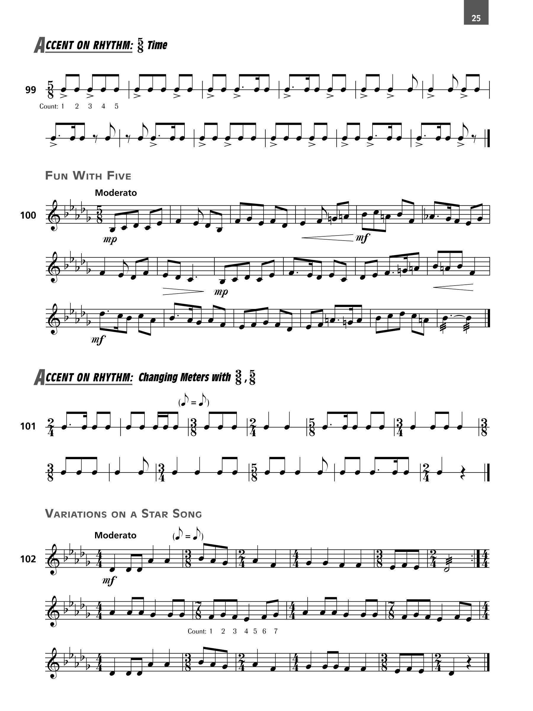 Accent On Achievement - Mallet & Timpani Percussion Book 3