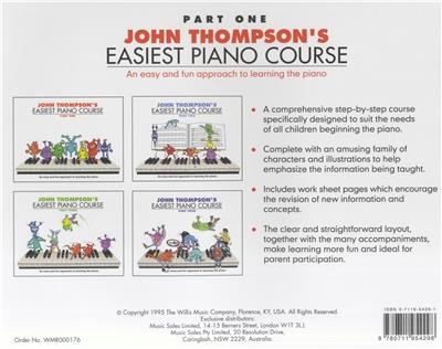 John Thompsons Easiest Piano Course Part 1 Book & Keyboard