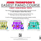 John Thompson's Easiest Piano Course - First Christmas Pops Book