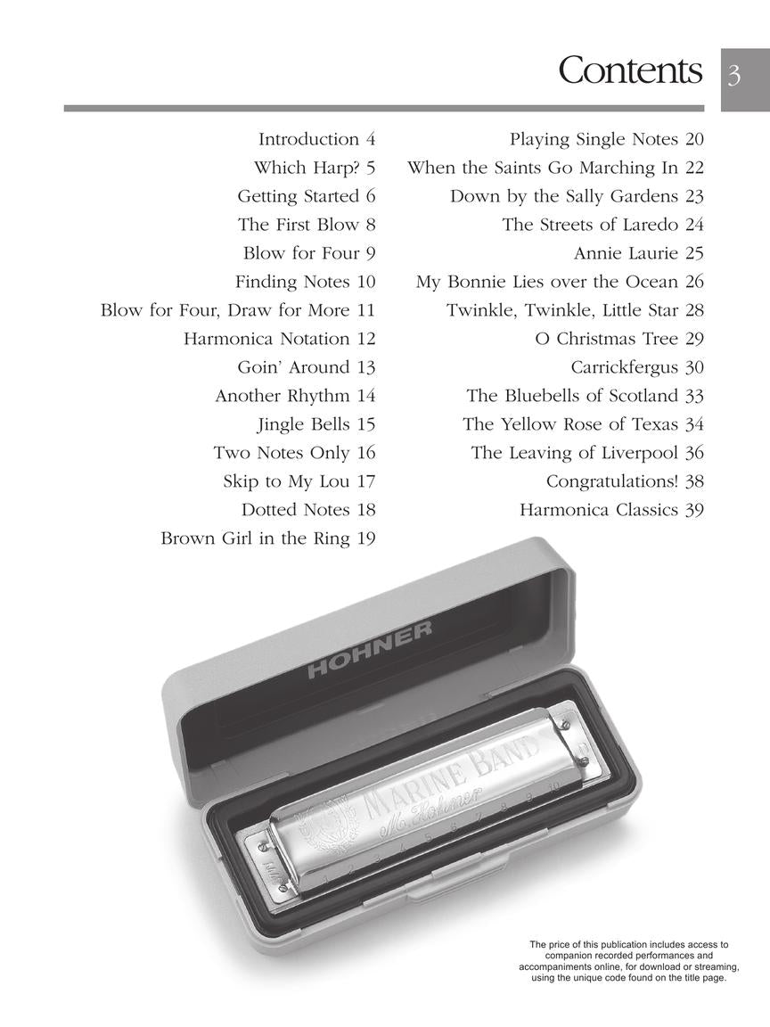 Absolute Beginners Harmonica Book/Ola