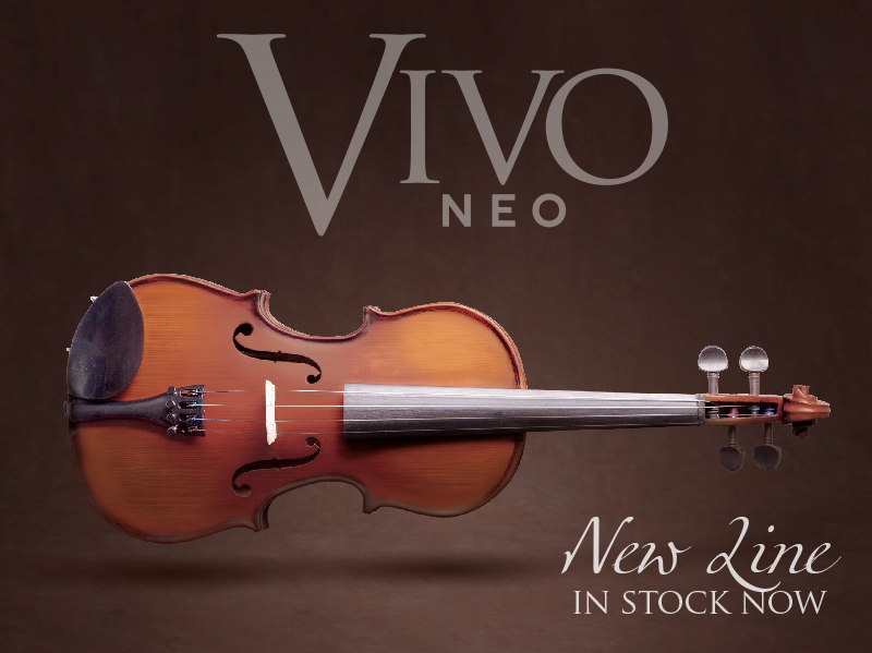 Vivo Instrument Vivo Alpha 1/2 Student Violin Outfit with Case & Bow -(Beginner Violin ...