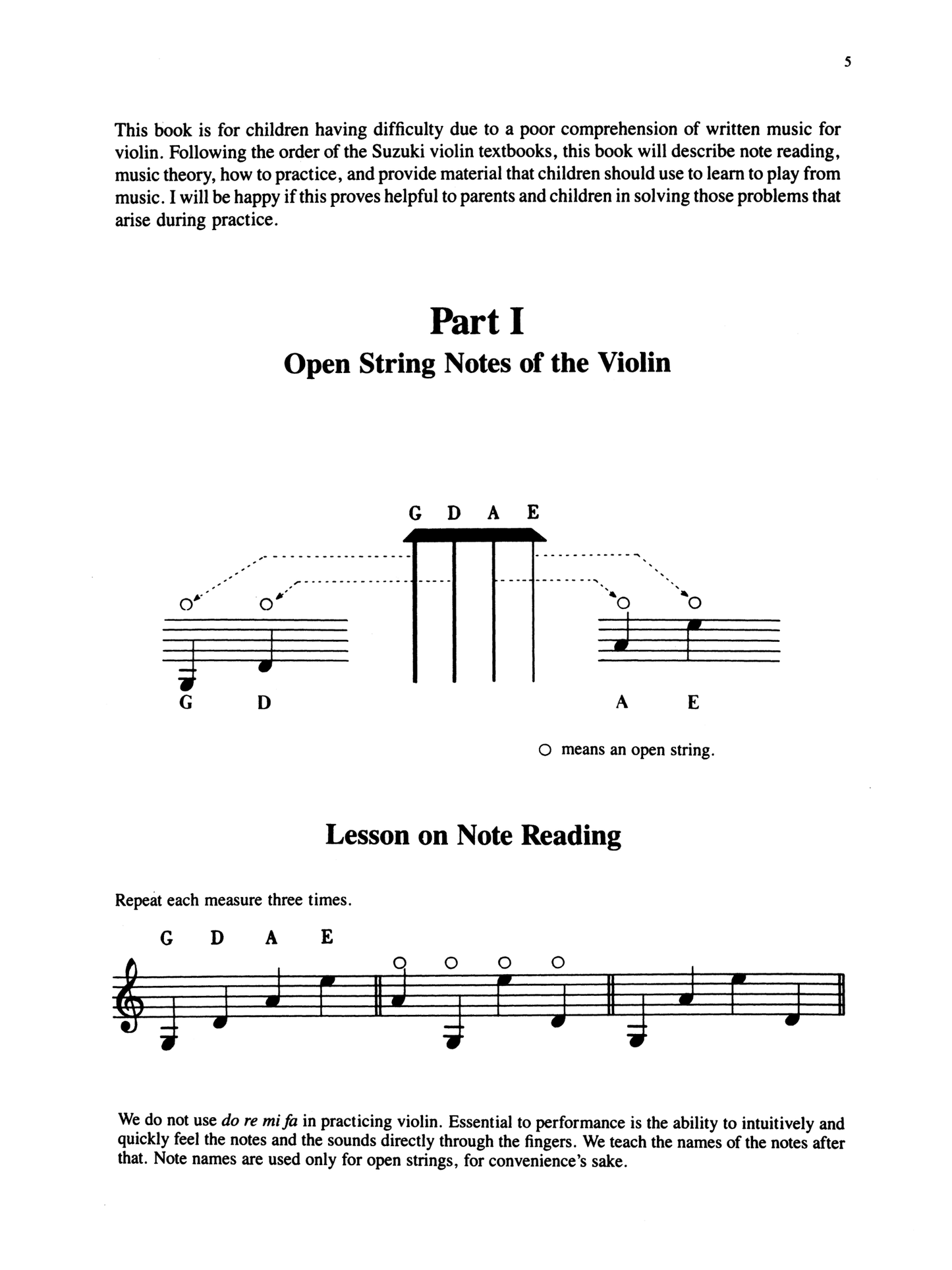 Suzuki Violin School - Note Reading For Violin Book