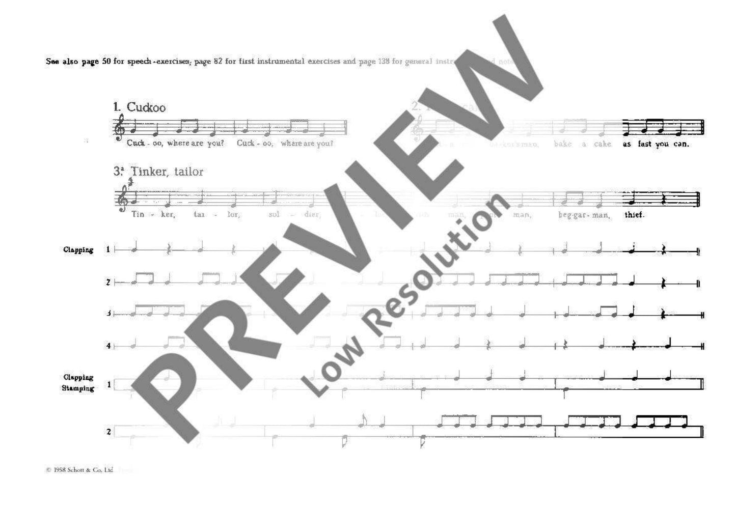 Carl Orff Music for Children Volume 1 - Pentatonic Book