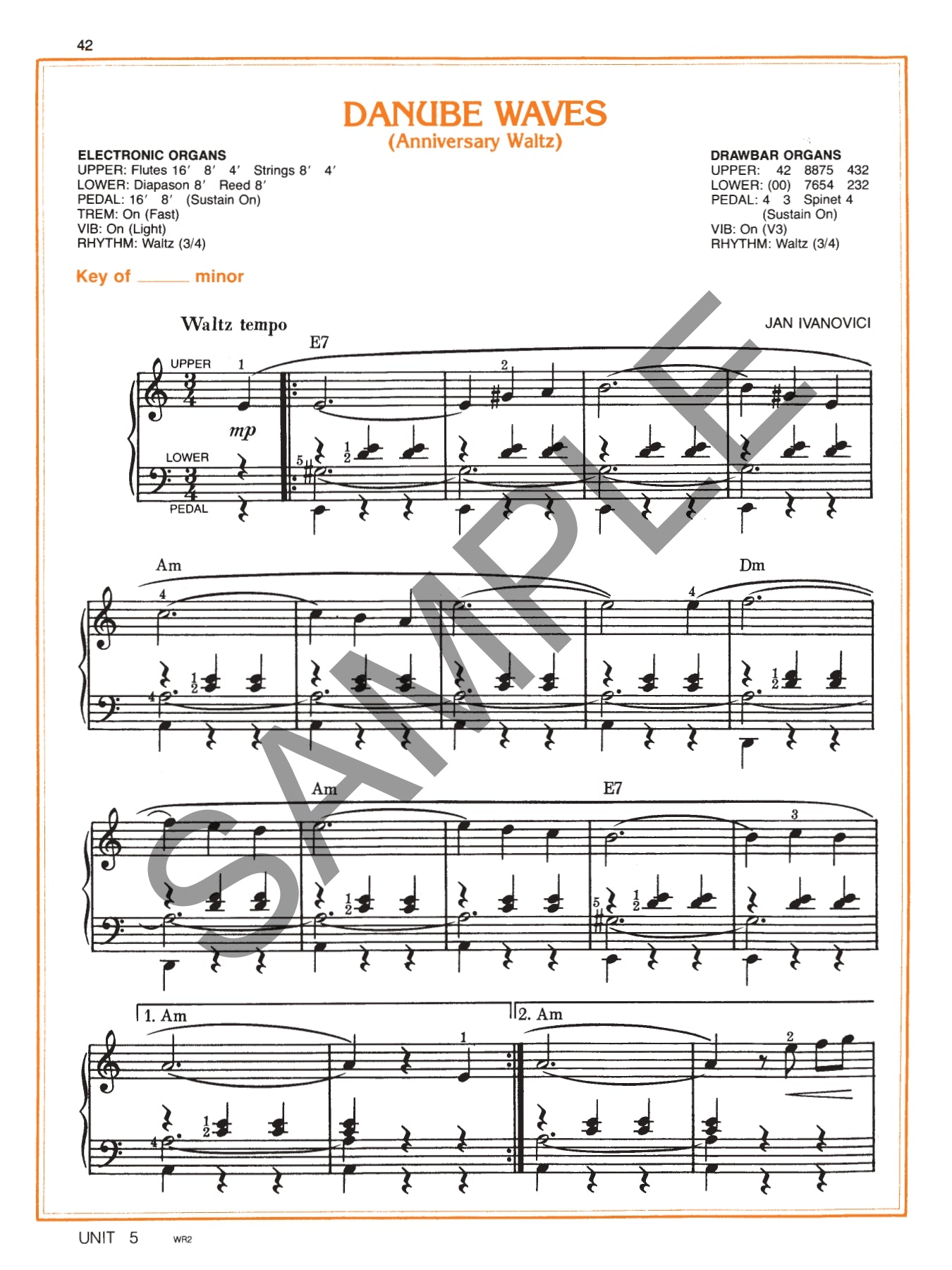 Older Beginner Organ Course Level 2 Book
