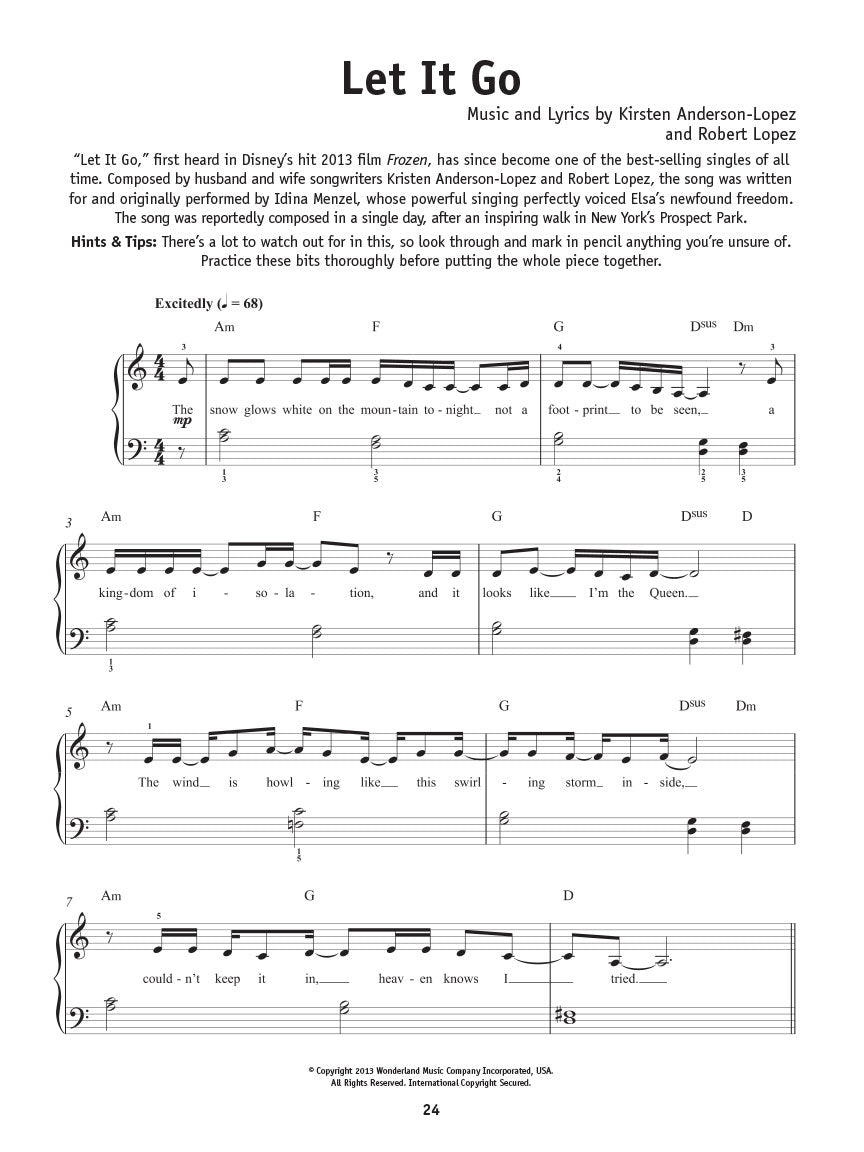 Disney Hits Book - Really Easy Piano