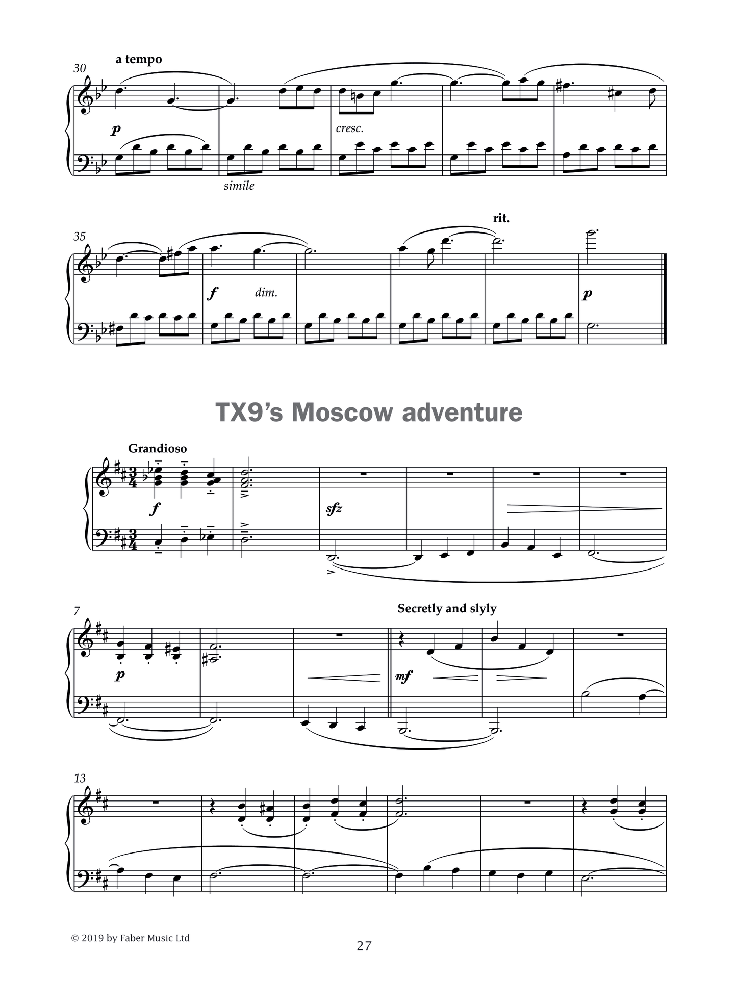 Improve Your Sight Reading - A Piece A Week For Piano Grade 5 Book