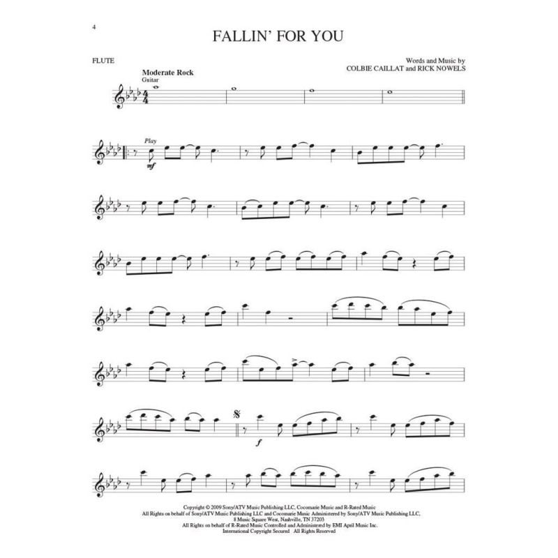 Instrumental Play-Along: Popular Hits - Flute (Book/Online Audio)