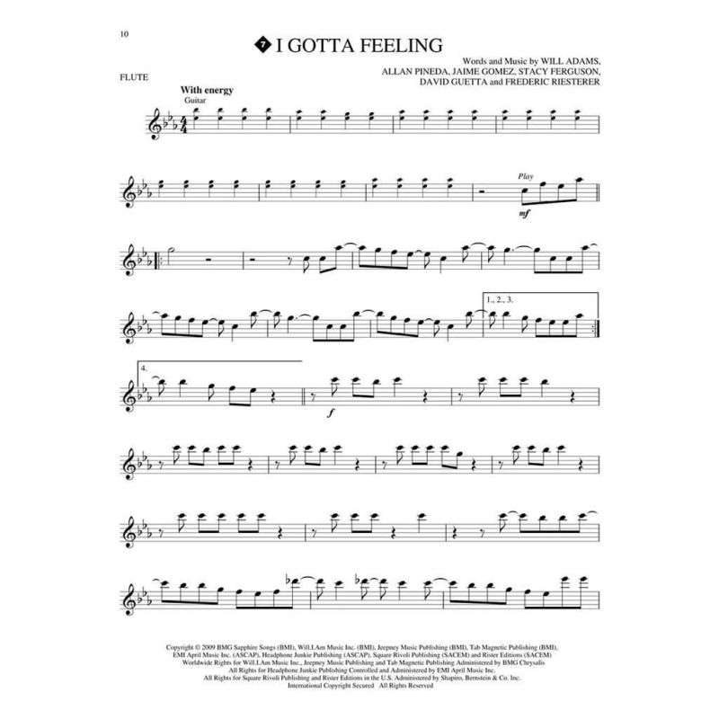 Instrumental Play-Along: Popular Hits - Flute (Book/Online Audio)