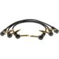 Klotz PP AJJ Unbalanced Patch Cable With Right Angled Jacks - 0.15m