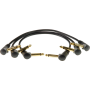 Klotz PP AJJ Unbalanced Patch Cable With Right Angled Jacks - 0.3m