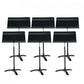 Manhasset Symphony Concertino Short Shaft Music Stand In Black - Box Of 6 Stands Musical Instruments