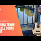 Flight Victoria Tenor EQ-A Acoustic Electric Ukulele With 15mm Padded Gig Bag